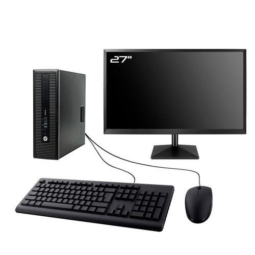 PC HP ProDesk 600 G2 SFF Ecran 27" Intel G4400 RAM 16Go SSD 480Go W... on Productcaster.