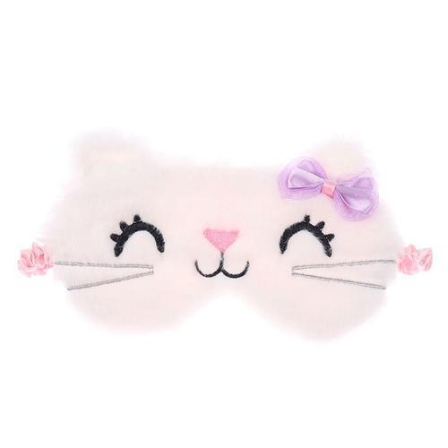 Masque De Sommeil En Peluche, Couvre-Yeux De Chat Mignon, Masque En... on Productcaster.