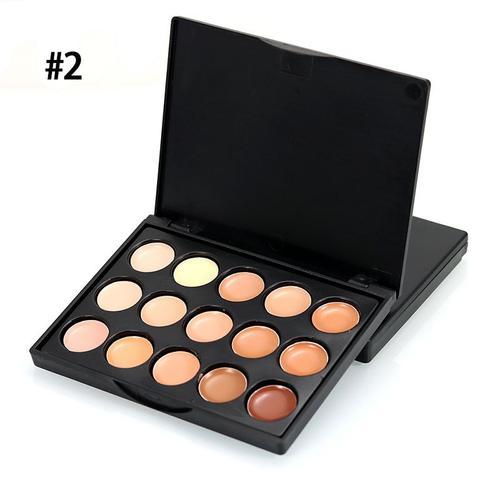 Palette De 15 Couleurs Pour Le Contour Du Visage, Base Correctrice,... on Productcaster.