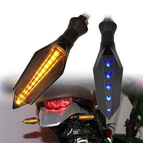 Feux De Signalisation De Moto 12led, Clignotant, Lampe D'avertissem... on Productcaster.