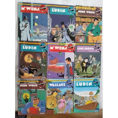 9 Bd Editions Originales Collection Détectives " Lupin, Brown, Mr W... on Productcaster.