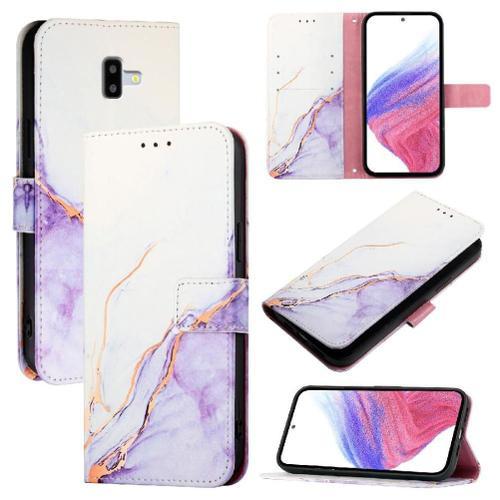 Étui Pour Samsung Galaxy J6 Plus Portefeuille Cuir Pu Bicelle Motif... on Productcaster.