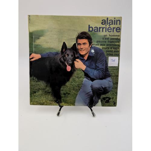 Vinyle 45 Tours Alain Barrière : Un Homme S'est Pendu Pauvre Franço... on Productcaster.