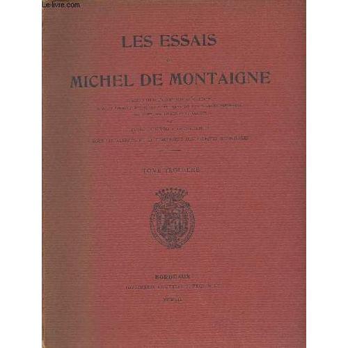 Les Essais De Michel De Montaigne - Tome 3 on Productcaster.