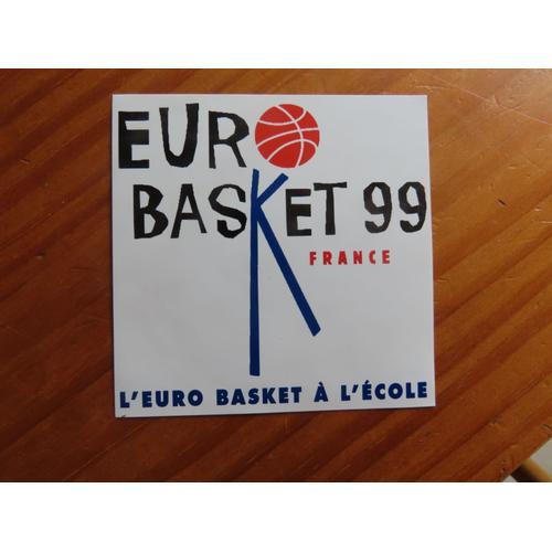 Autocollant Euro Basket 99 Euro Basket À L'école on Productcaster.