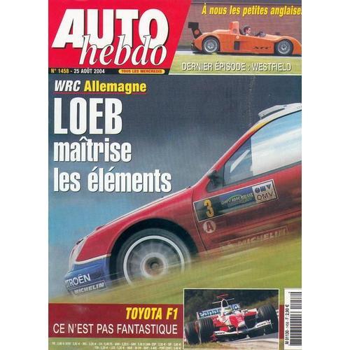 Auto-Hebdo N° 1458 : Wrc Allemagne: Loeb Maitrise Les Éléments on Productcaster.