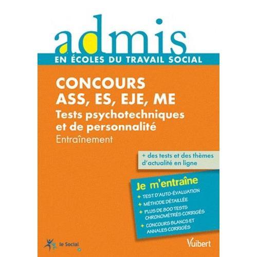 Concours Ass, Es, Eje, Me Tests Psychotechniques Et De Personnalité... on Productcaster.