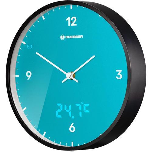 Bleu Ciel MyTime LEDsec Horloge Murale Radio-pilotée avec Grand Cad... on Productcaster.