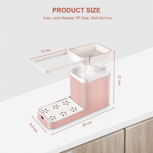 Distributeur de Liquide Porte-éPonge Porte-Serviettes Bol Lave-Vais... on Productcaster.