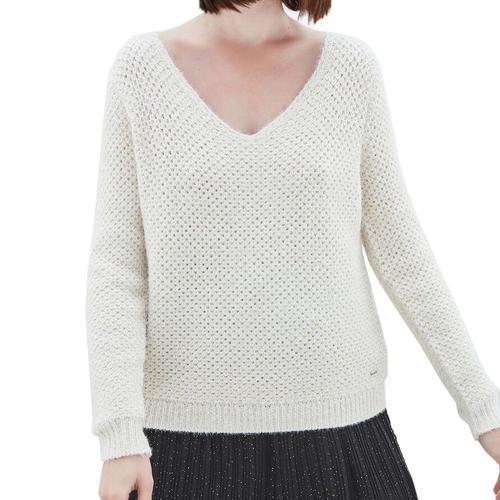 Pull Blanc Femme Teddy Smith Ebly on Productcaster.