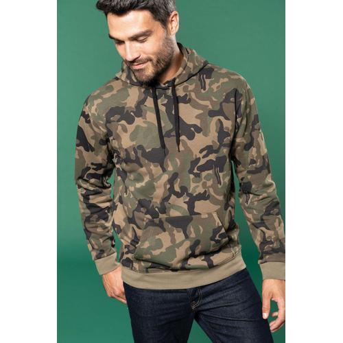 Sweat Capuche Camouflé Genre Militaire on Productcaster.