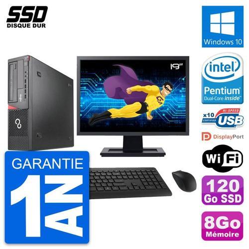 PC Fujitsu E920 DT Ecran 19" Intel G3220 RAM 8Go SSD 120Go Windows ... (Reconditionné) on Productcaster.