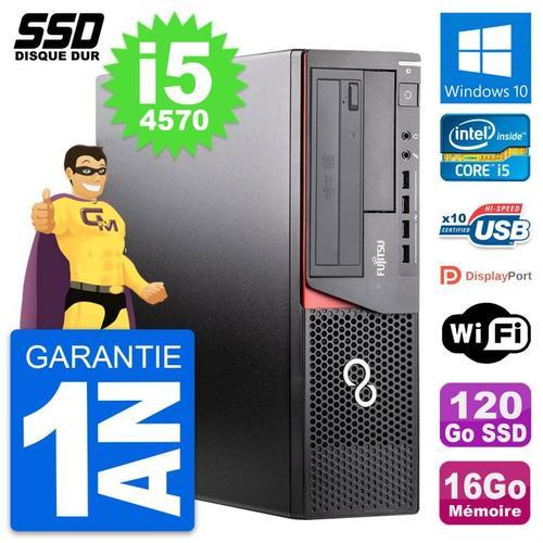 PC Fujitsu Esprimo E920 DT Intel Core i5-4570 RAM 16Go SSD 120Go Wi... (Reconditionné) on Productcaster.