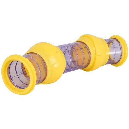 Flamingo Pet Products Tunnel Violet Et Jaune. ? 7.5 X 27.5 Cm. Pour... on Productcaster.