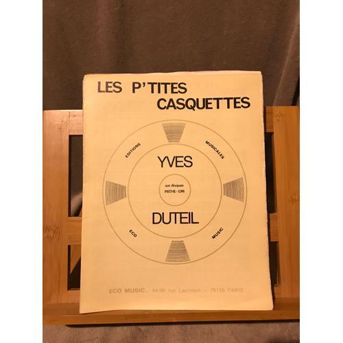 Yves Duteil Les Petites Casquettes Partition Chant Piano Accords Ed... on Productcaster.