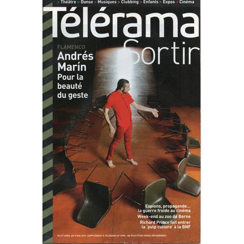 Télérama Sortir N° 3198 : Flamenco, Andrés Marin, Pour La Beauté Du... on Productcaster.