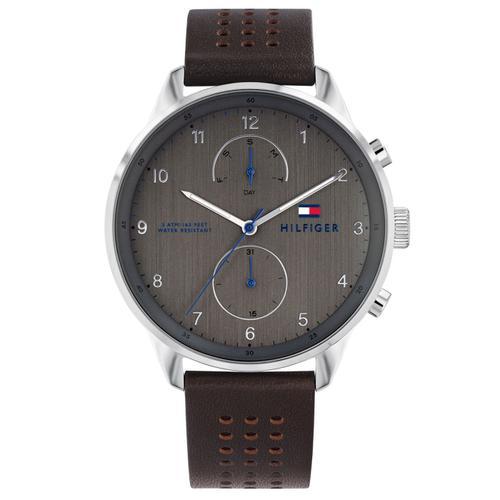 Tommy Hilfiger Montre Marron Multi-Cadrans Hommes Chase 1791579 on Productcaster.