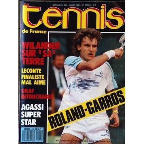 Tennis De France N° 423 Du 01/07/1988 - Wolander Sur Sa Terre - Lec... on Productcaster.