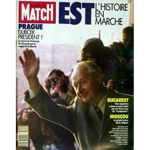 Paris Match N° 2115 Du 07/12/1989 - Est - L'histoire En Marche. Pra... on Productcaster.