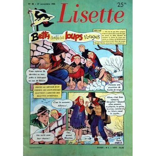 Lisette N° 48 Du 27/11/1955 - Betty Contre Les Loups Rouges on Productcaster.