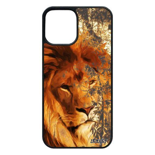 Coque Pour 12 Pro/Iphone 12 En Silicone Lion Animal Animaux Etui Un... on Productcaster.