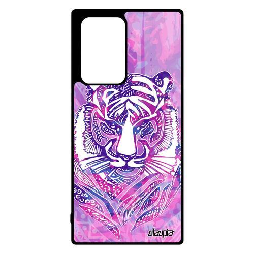 Coque Tigre Note 20 Ultra Silicone Jungle Dessin Plume Portable Ori... on Productcaster.