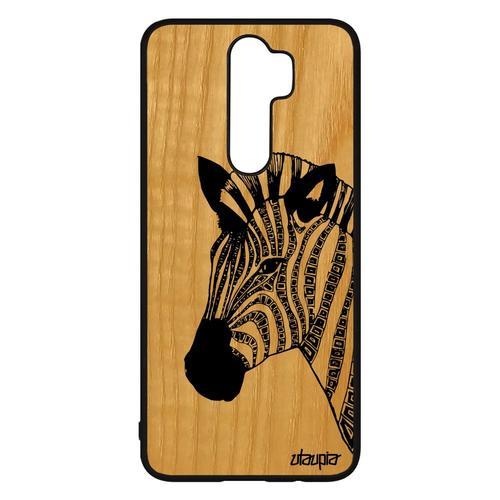 Coque Redmi Note 8 Pro En Bois Silicone Zebre Animaux Afrique Noir ... on Productcaster.