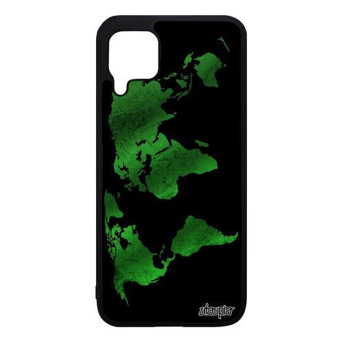 Coque Huawei P40 Lite Silicone Carte Monde Vert Motif Etui Smartpho... on Productcaster.