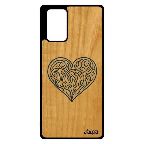 Coque C Ur Samsung Note 20 En Bois Silicone 4g Souple Dessin Amitie... on Productcaster.