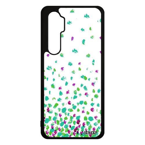 Coque Xiaomi Mi Note 10 Lite En Silicone Confettis Pois Vert Romant... on Productcaster.