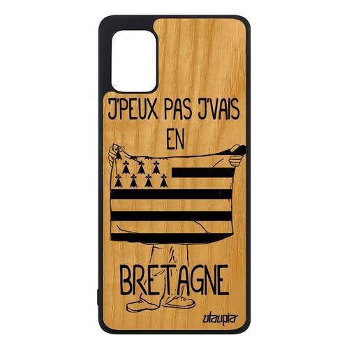 Coque Samsung A31 Bois Silicone J'peux Pas J'vais En Bretagne Foot ... on Productcaster.