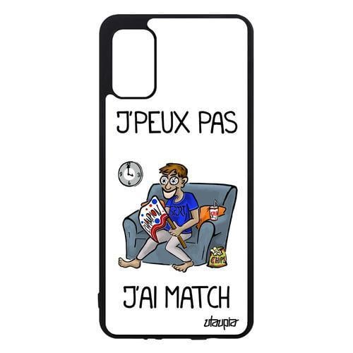 Coque Silicone Pour Samsung A41 J'peux Pas J'ai Match Humour Etui C... on Productcaster.