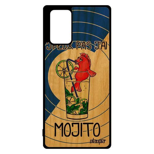 Coque Note 20 En Bois Silicone J'peux Pas J'ai Mojito Tpu Apero Mob... on Productcaster.