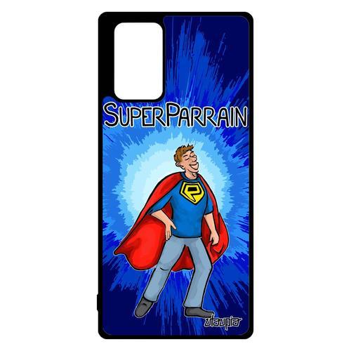 Coque Note 20 Silicone Super Parrain Heros Naissance Garcon Humoris... on Productcaster.