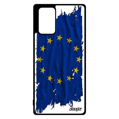 Coque Antichoc Samsung Note 20 En Silicone Drapeau Europeen Europe ... on Productcaster.