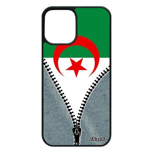 Coque Silicone Iphone 12 / 12 Pro Drapeau Algerie Algerien Football... on Productcaster.