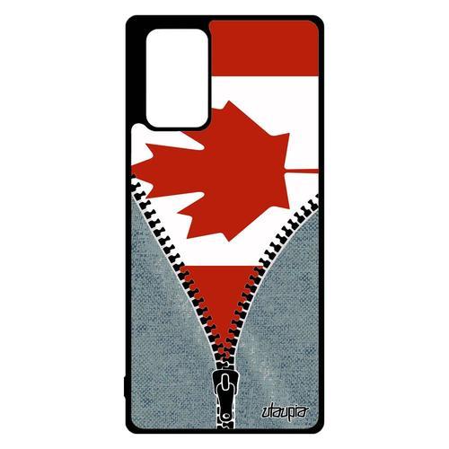 Coque Drapeau Canada Canadien Pour Note 20 Silicone Foot Mobile Jo ... on Productcaster.