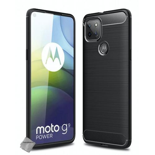 Housse Etui Coque Silicone Gel Carbone Pour Motorola Moto G9 Power ... on Productcaster.