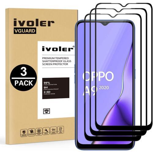 3 Unidades Protector De Pantalla Oppo A9 2020 / Oppo A5 2020, Cober... on Productcaster.