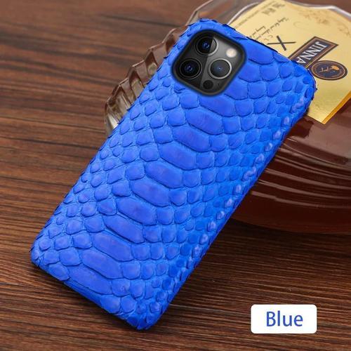 Coque Serpent Python Veritable Pour Iphone, Couleur: Bleu, Smartpho... on Productcaster.