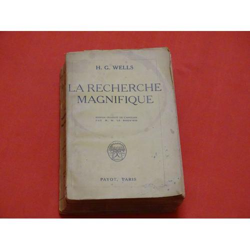 La Recherche Magnifique (Roman Traduit De L'anglais Par M. M. Bour'... on Productcaster.