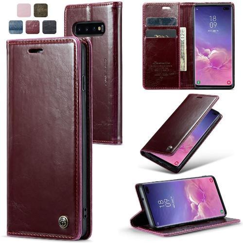 Flip Étui Pour Samsung Galaxy S10 Plus Couverture De Portefeuille R... on Productcaster.