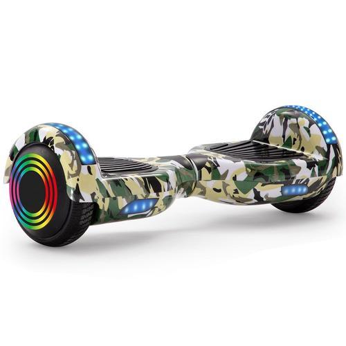 Gyropode 6,5 Pouces Vert Camouflage Hoverboard Bluetooth Scooter Él... on Productcaster.