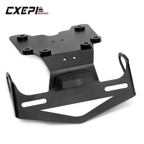 Black Support De Plaque D'immatriculation Arrière De Moto, Support,... on Productcaster.