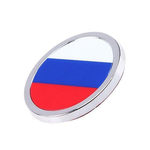 Russian Flag¿ Mini Autocollant 3d En Métal, 1 Pièce, Emblème Rond P... on Productcaster.