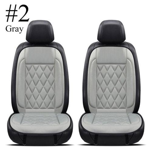 Gray-21 Ensemble 12v Voiture Sièges Chauffants Coussin Universel Ch... on Productcaster.