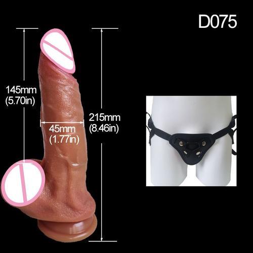 Gros Strapon Slaura Ting Dildo Pour Femme, Sensation De Peau Douce,... on Productcaster.