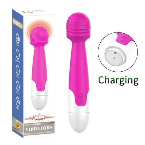 Vibromasseur Puissant Pour Femmes, 12 Vitesses, Baguette Magique, M... on Productcaster.