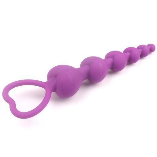 Perles En Forme De C?Ur, Plug Anal Doux, Jouets En Silicone, Stimul... on Productcaster.