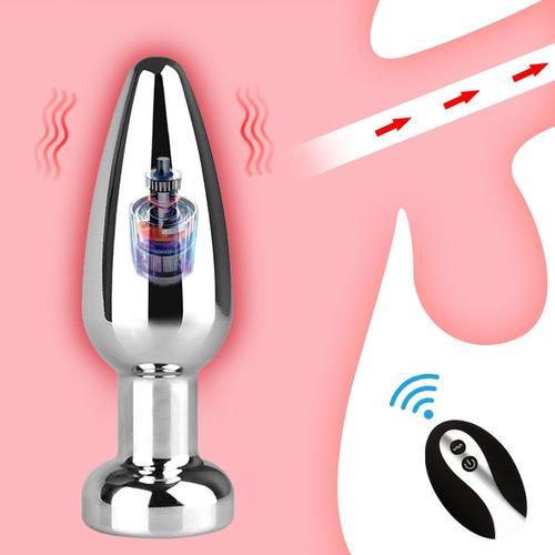 Vibromasseur Anal À Distance Sans Fil Pour Hommes, Plug Anal En Mét... on Productcaster.